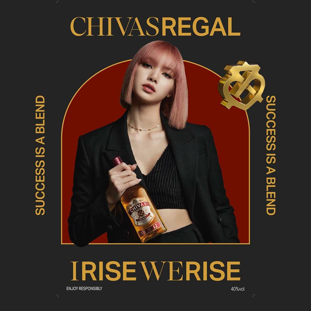 LISA de BLACKPINK Y CHIVAS REGAL